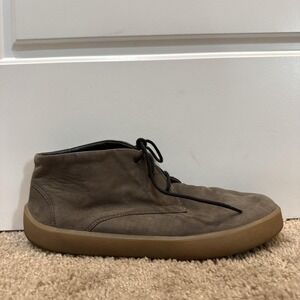 Be Lenka Shoes Mens Size 8 Brown Leather Lace Up Casual Barefoot Sneakers